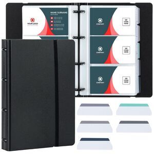 Deli Business Card Book Holder, Business Card Organizer, Name Card Book Holder,